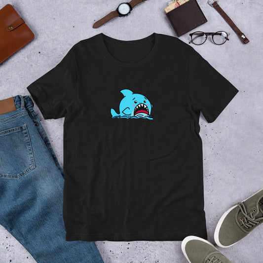 Anxious Shark Classic- Genderless t-shirt