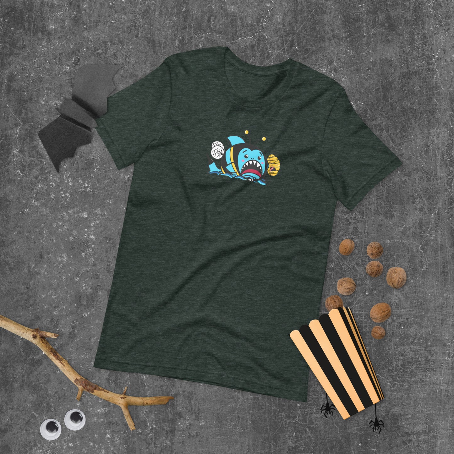 Halloween Sharks- Bee Shark Genderless Tshirt