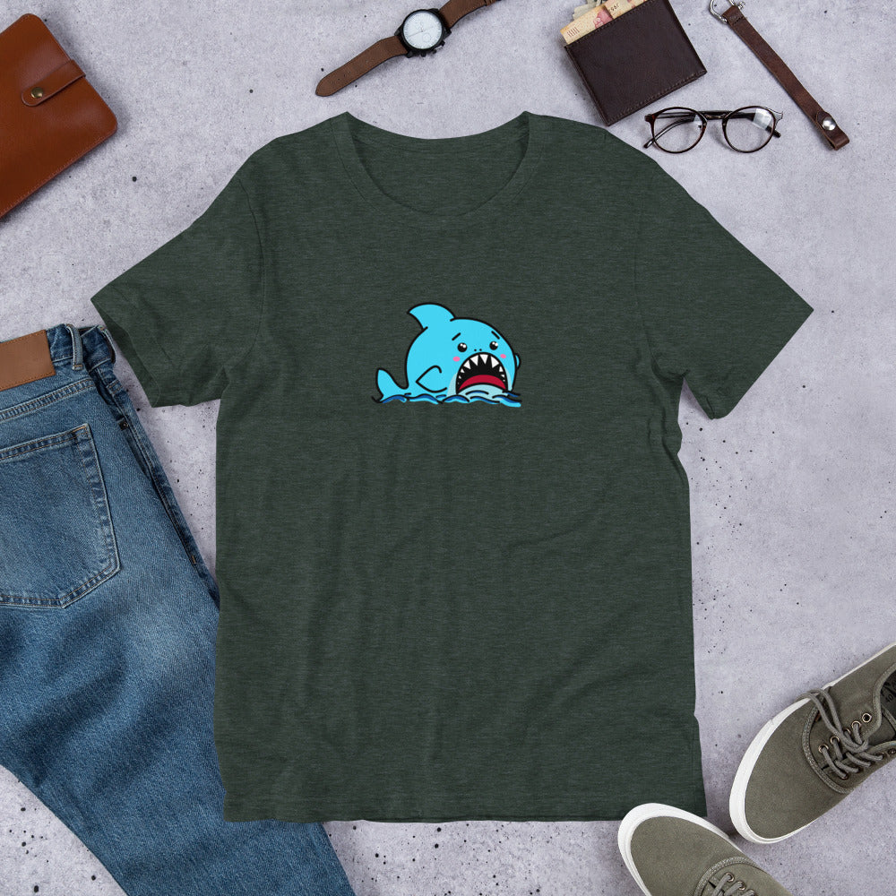Anxious Shark- Genderless Tshirt