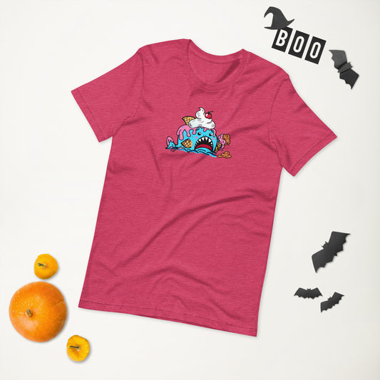 Halloween Sharks- Ice Cream Shark Genderless Tshirt