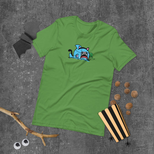 Halloween Sharks- Kitty Shark Genderless Tshirt