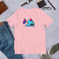 Bi Pride Flag Anxious Shark Genderless Tshirt