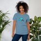 Anxious Shark Goes to School- Genderless Tshirt
