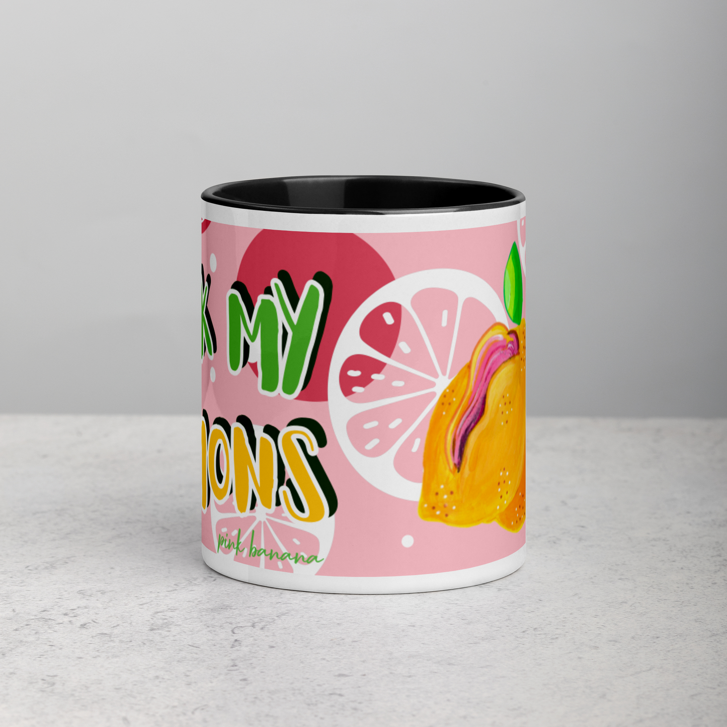 "Suck My Lemons" Lemon Vulva Mug (11oz)