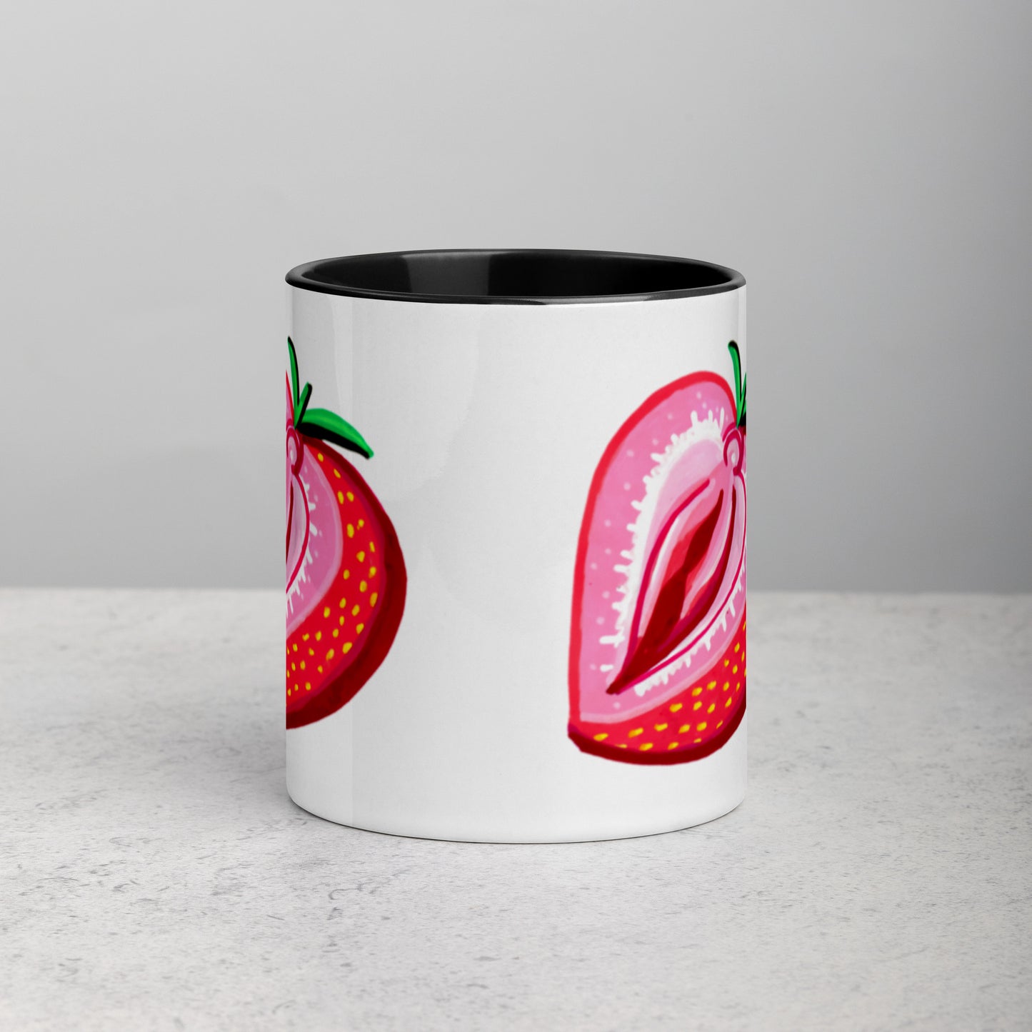 Strawberry Vulva Mug