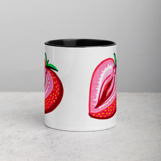 Strawberry Vulva Mug
