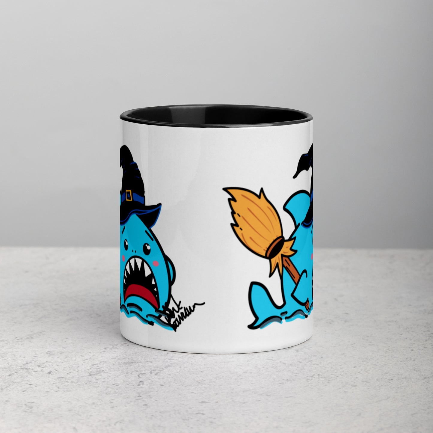 Halloween Sharks Mug- Witch Shark (11oz)