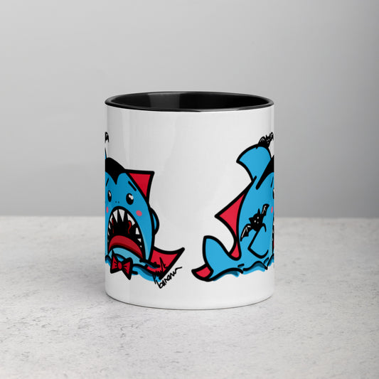 Halloween Sharks Mug- Dracula Shark (11oz)