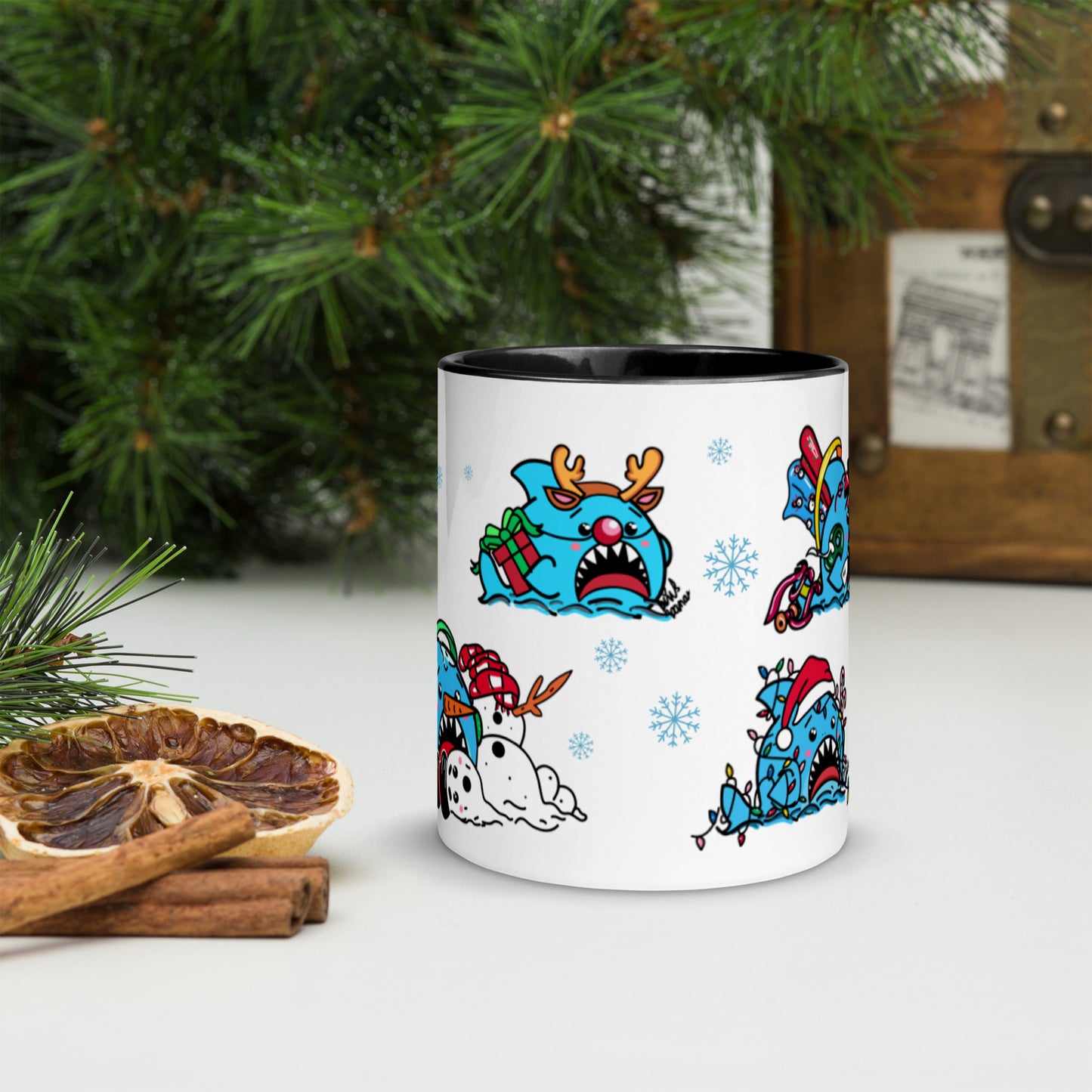 Holiday Sharks Mug- Merry Christmas to all.... the sharks! (11oz)