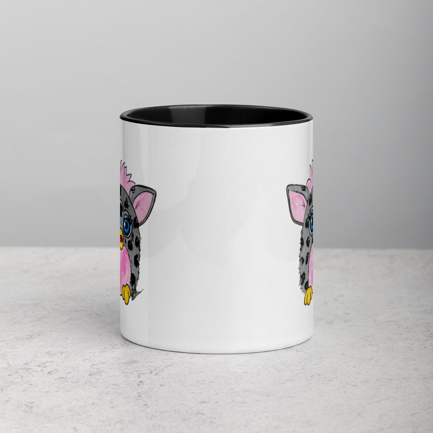 Grey Leopard Furby Mug (11oz)