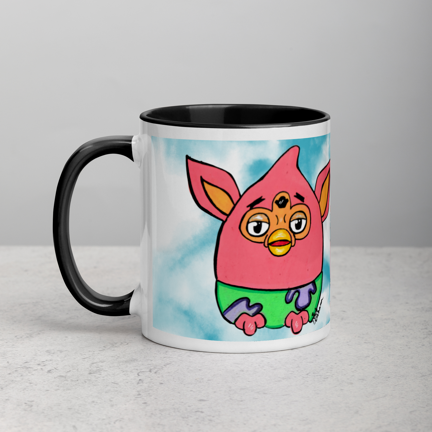 SpongeFURB and Patrick Furby Mug