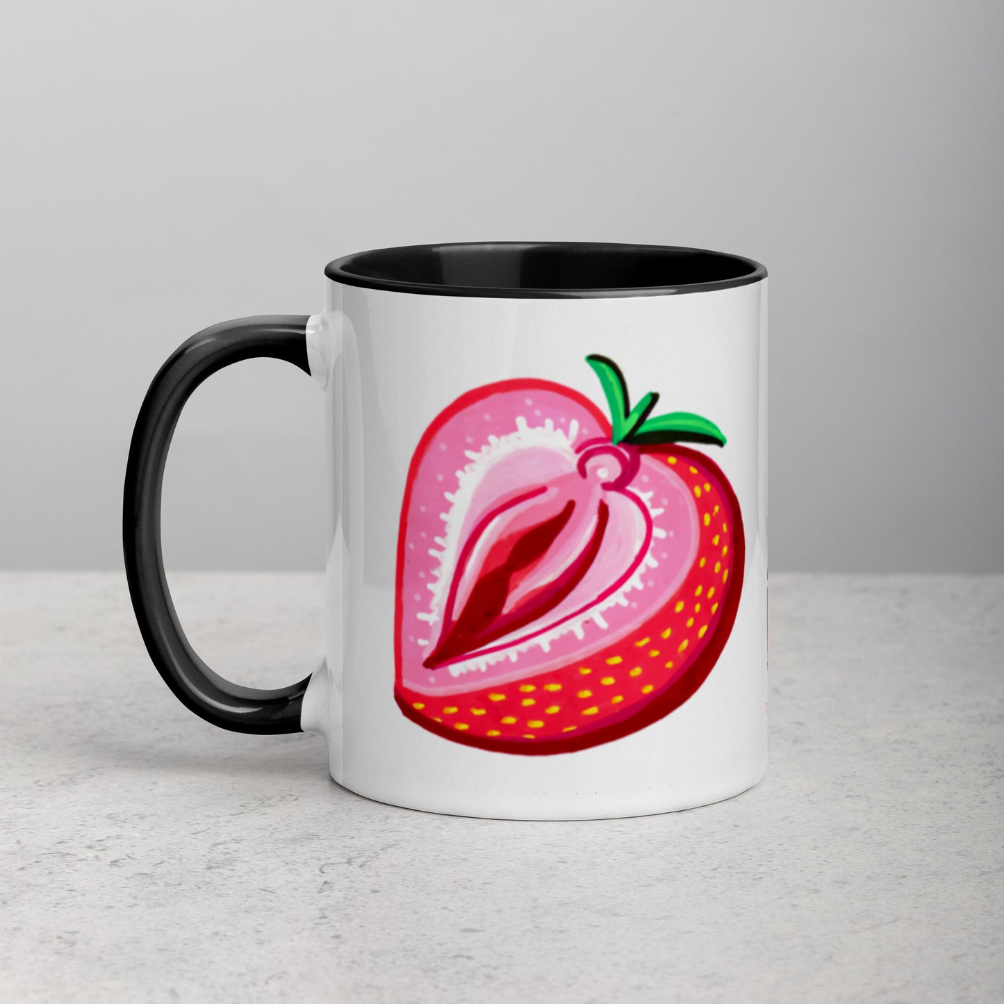 Strawberry Vulva Mug