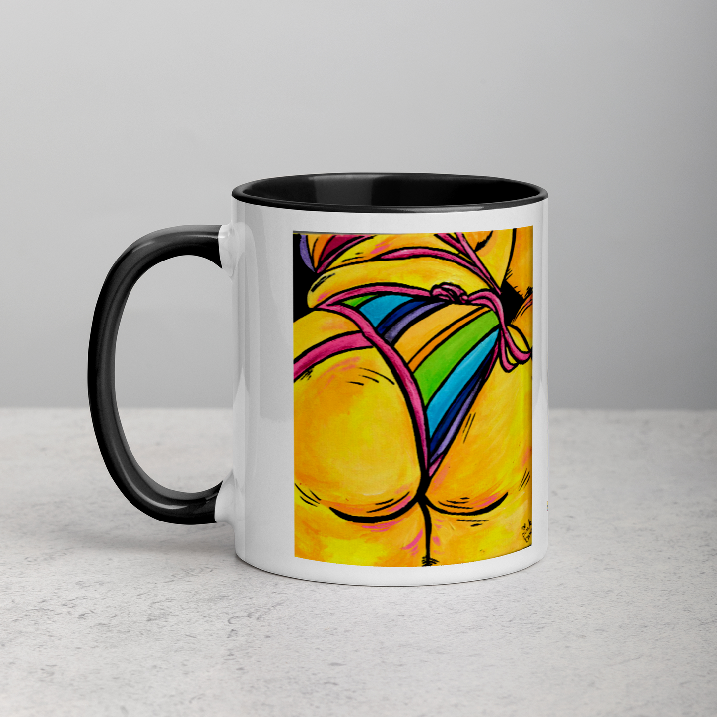 Yellow Booty Mug