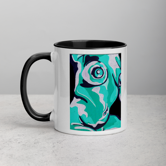 Beautiful Nude (teal and purple) Mug (11oz)