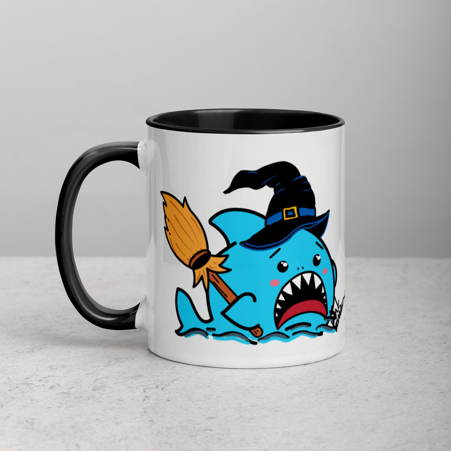 Halloween Sharks Mug- Witch Shark (11oz)