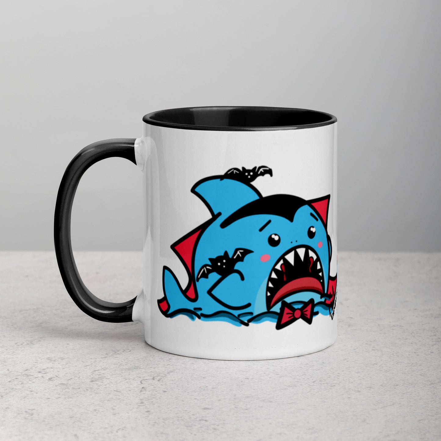 Halloween Sharks Mug- Dracula Shark (11oz)