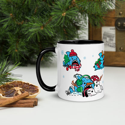 Holiday Sharks Mug- Merry Christmas to all.... the sharks! (11oz)