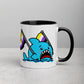 Anxious Shark Mug with Non-Binary Pride Flag (11oz)