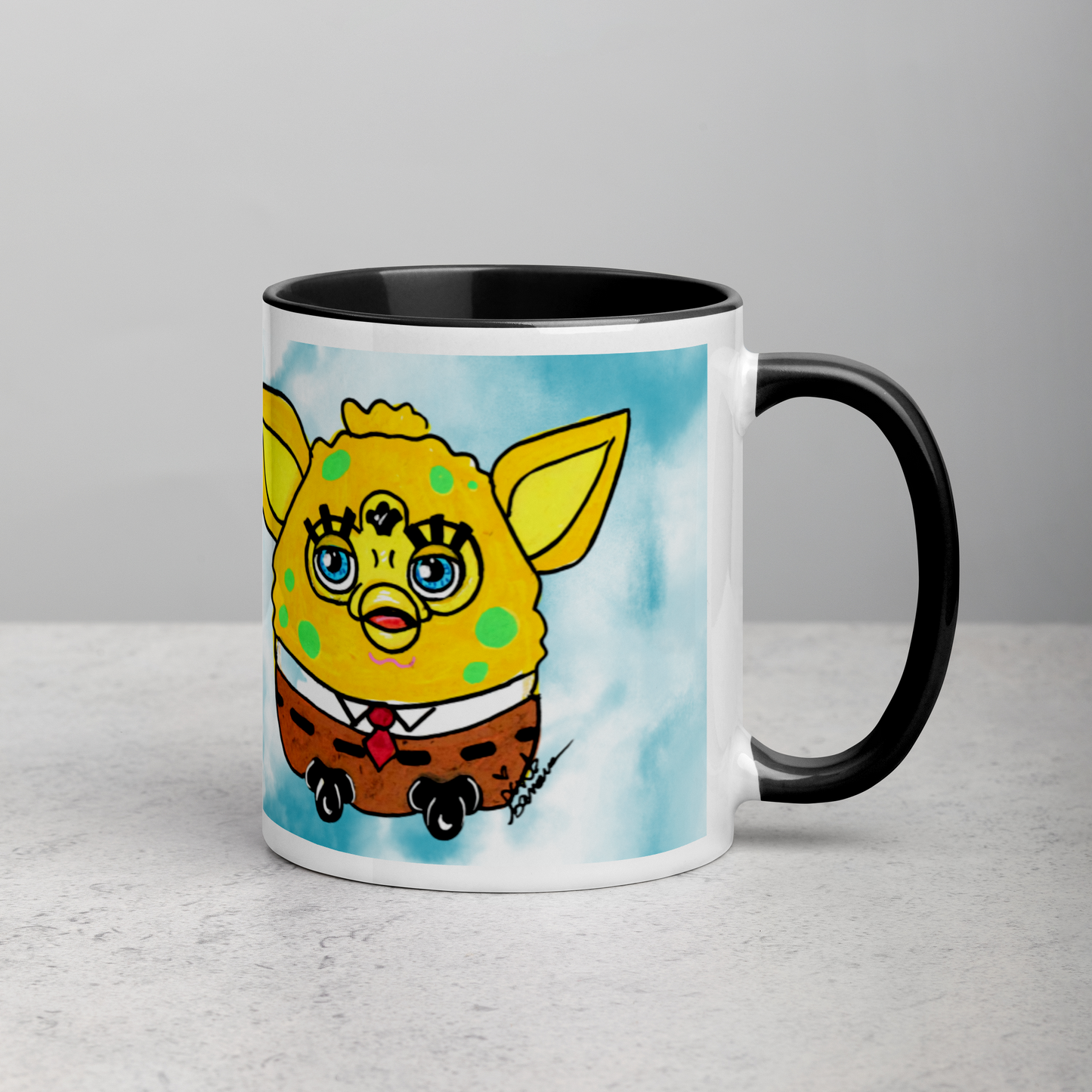 SpongeFURB and Patrick Furby Mug