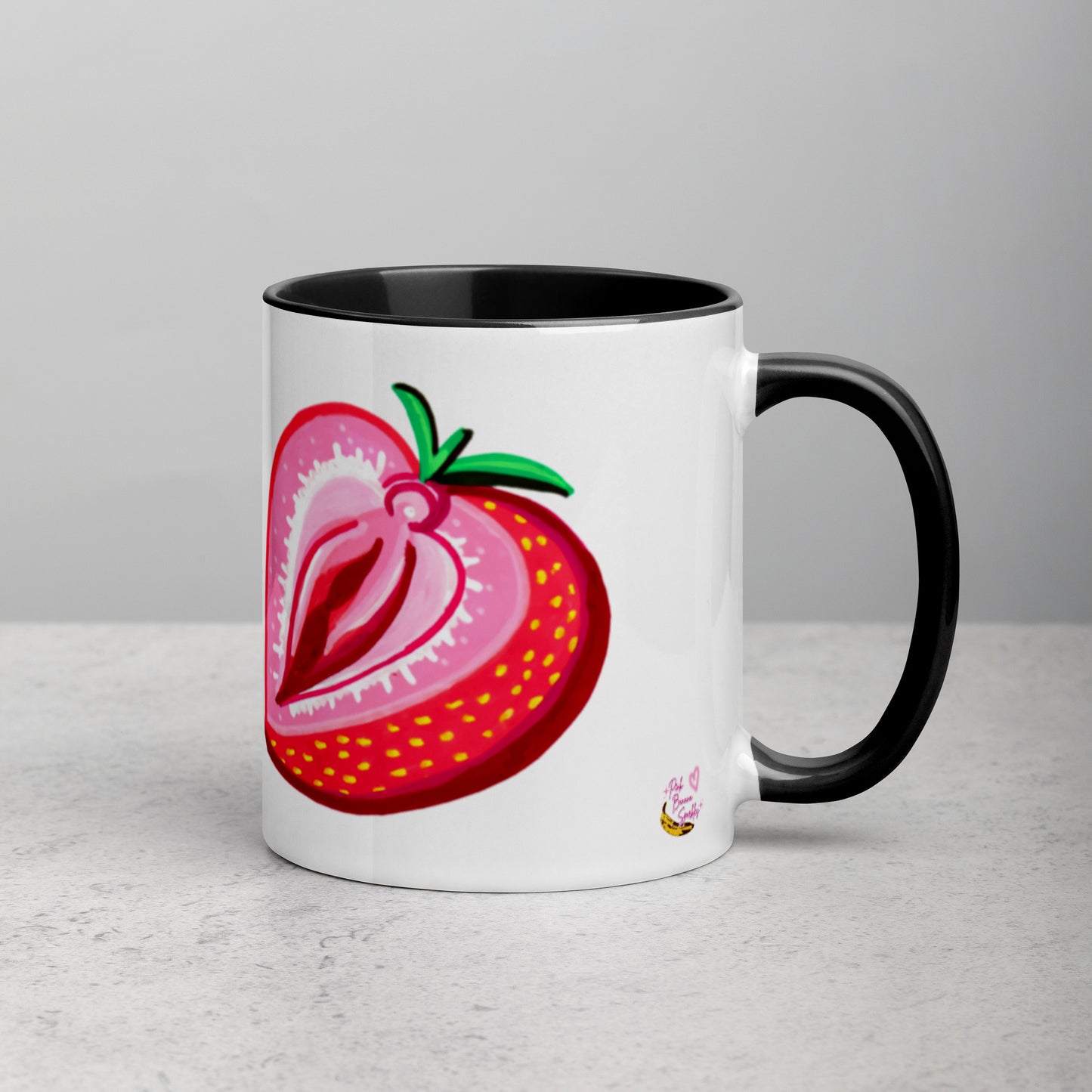 Strawberry Vulva Mug