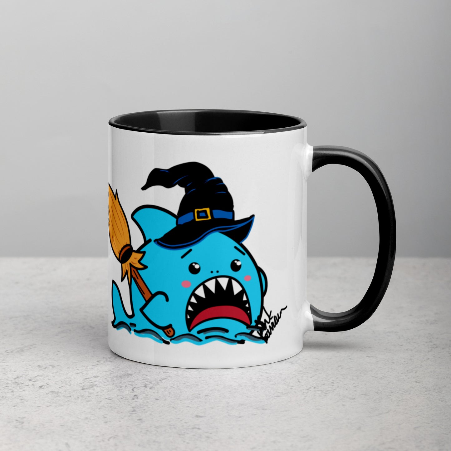 Halloween Sharks Mug- Witch Shark (11oz)