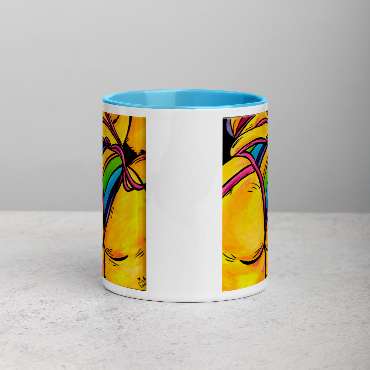 Yellow Booty Mug