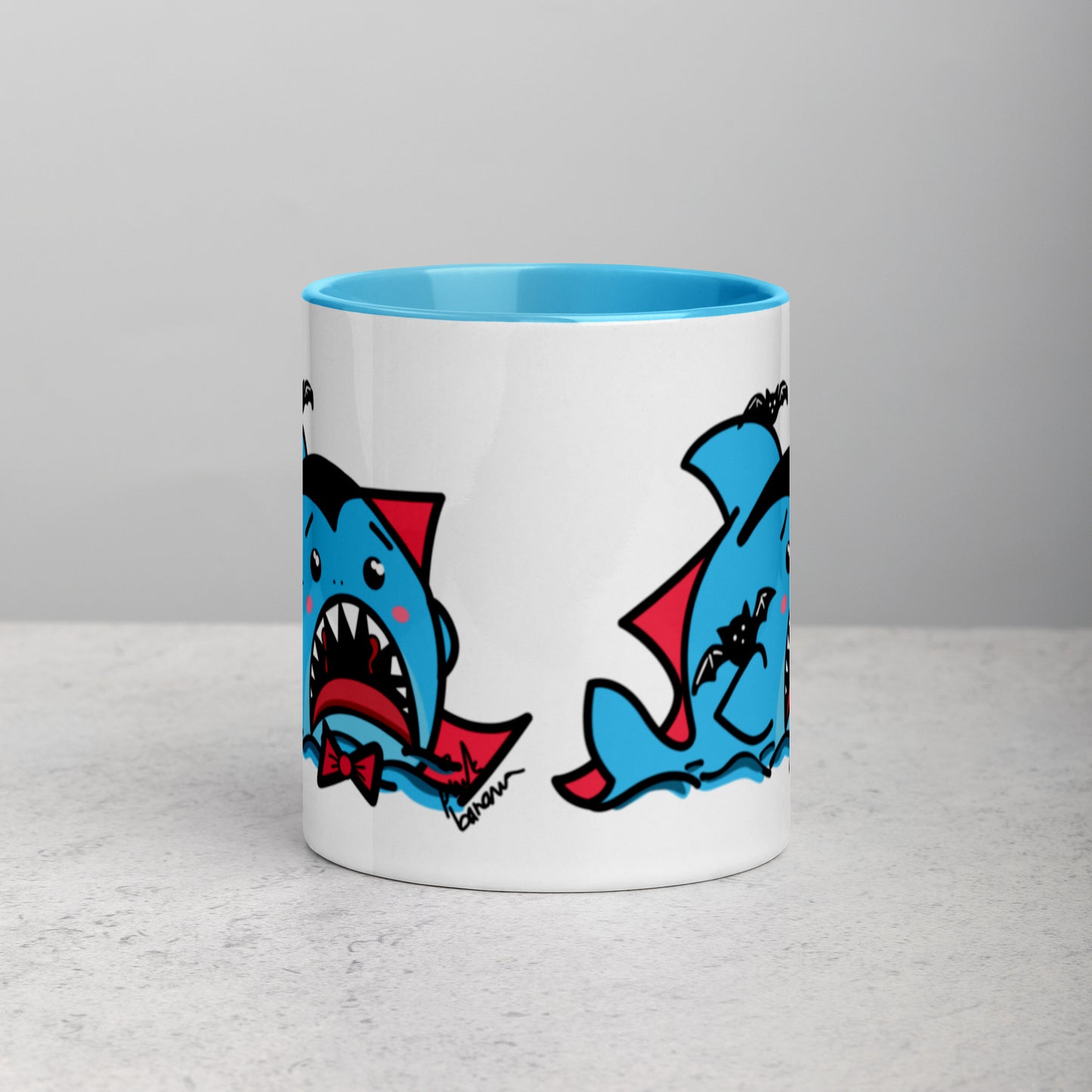 Halloween Sharks Mug- Dracula Shark (11oz)