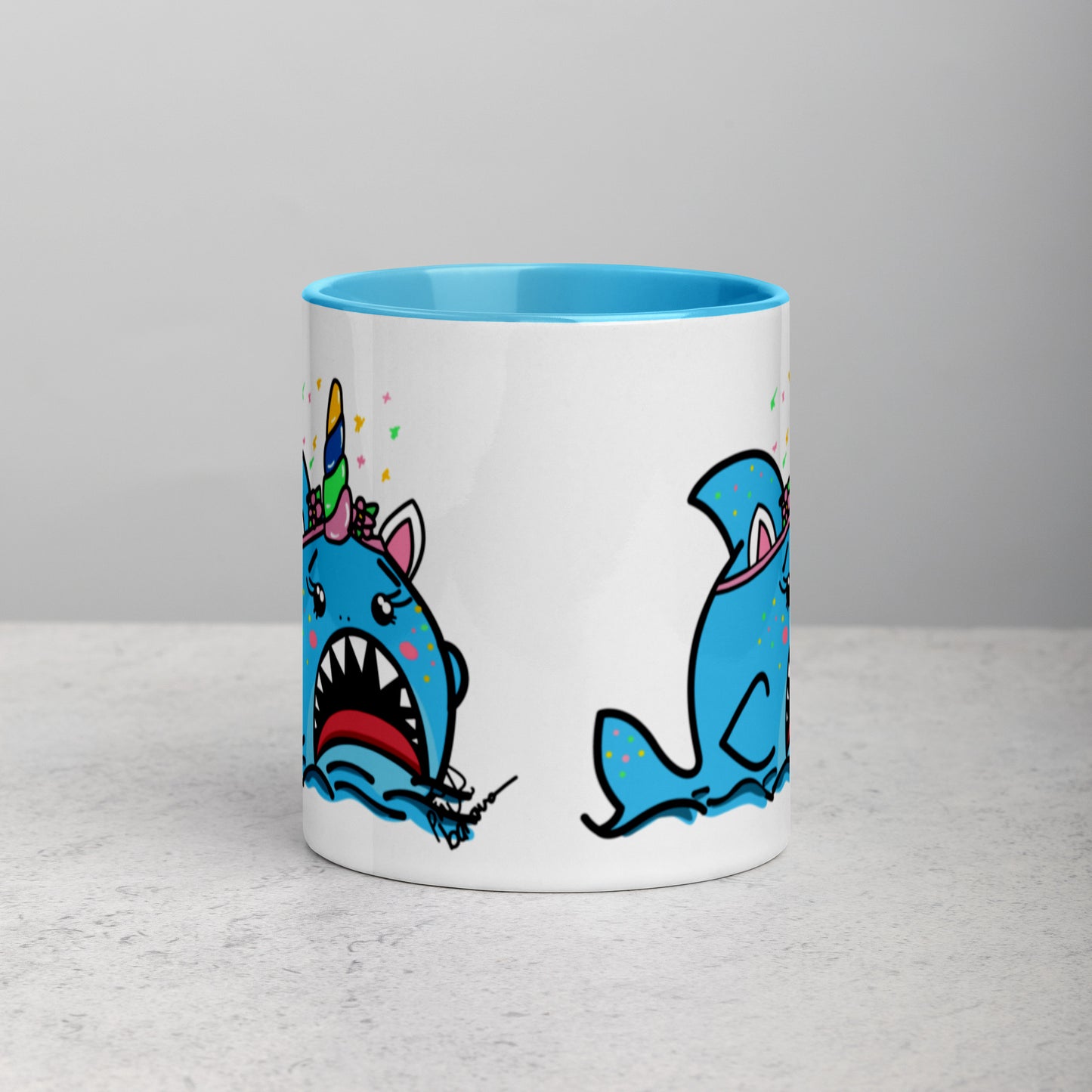Halloween Sharks Mug- Unicorn Shark (11oz)