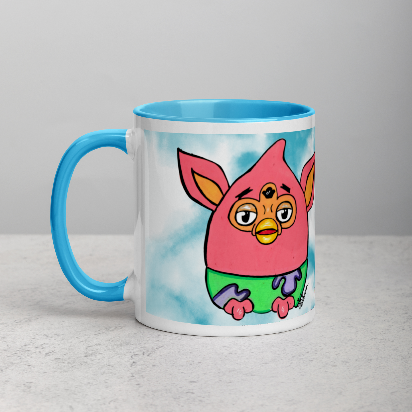 SpongeFURB and Patrick Furby Mug