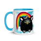 Cute Furby with Rainbow Mug (11oz)
