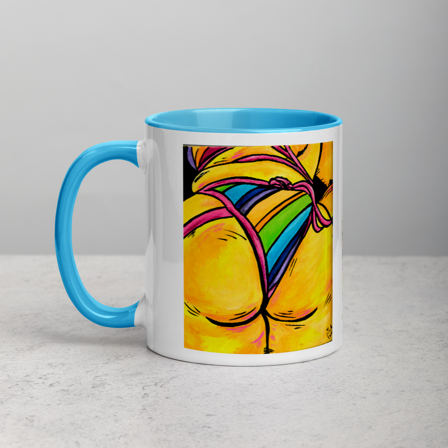 Yellow Booty Mug