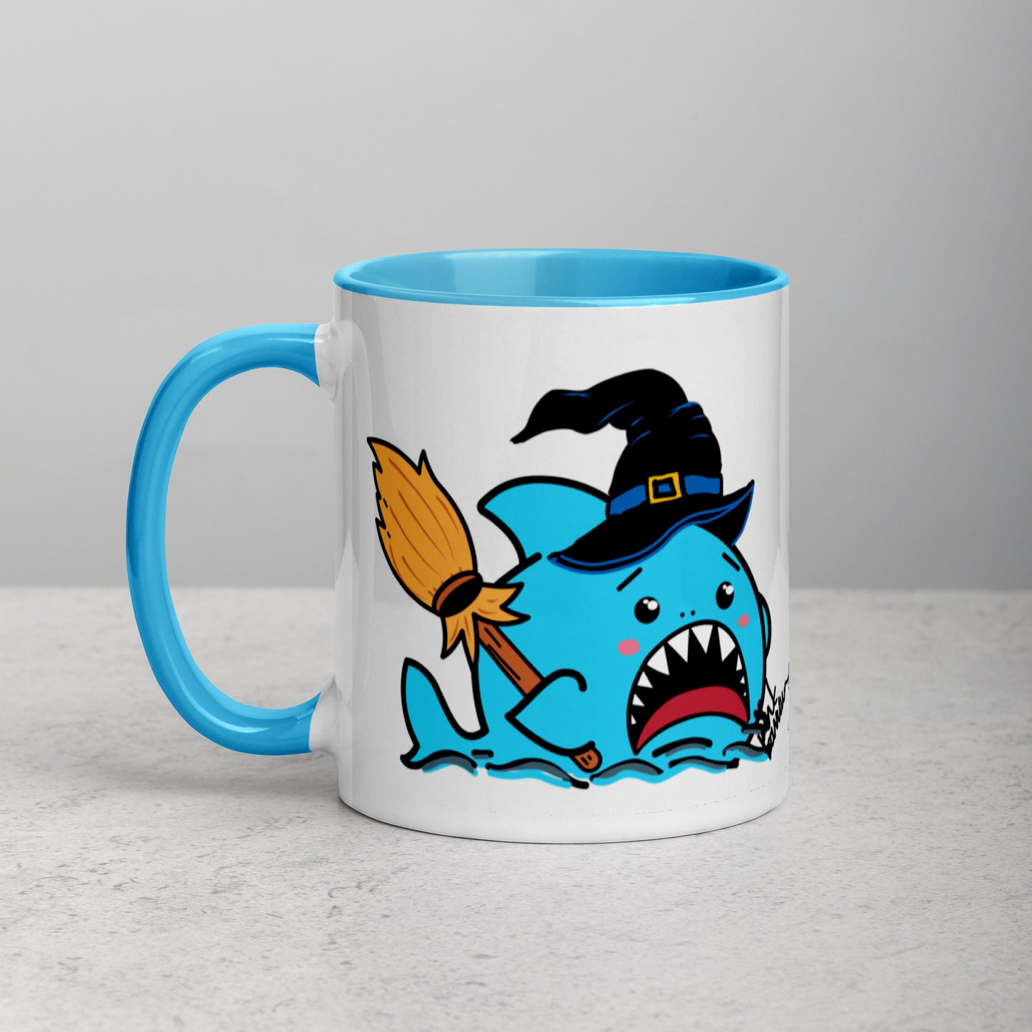 Halloween Sharks Mug- Witch Shark (11oz)