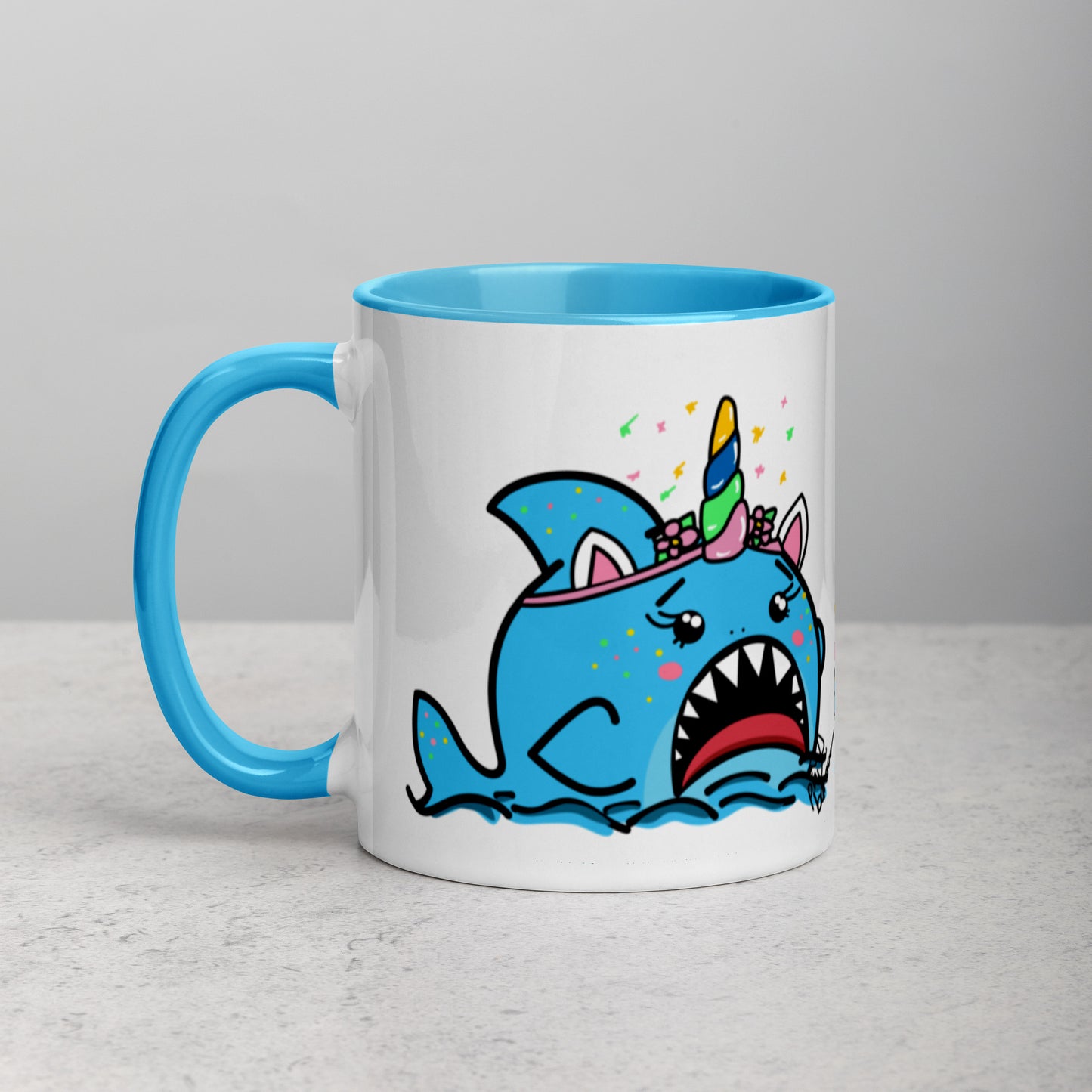 Halloween Sharks Mug- Unicorn Shark (11oz)