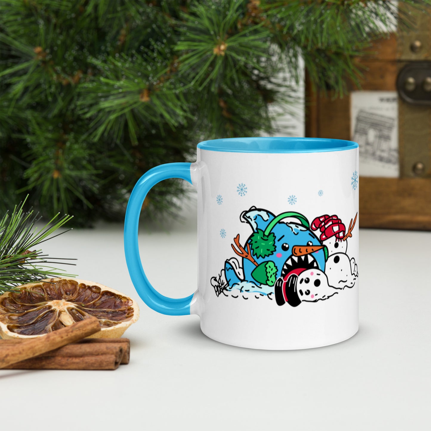 Holiday Sharks Mug- Do you Want to Build a Snowman? (11oz)