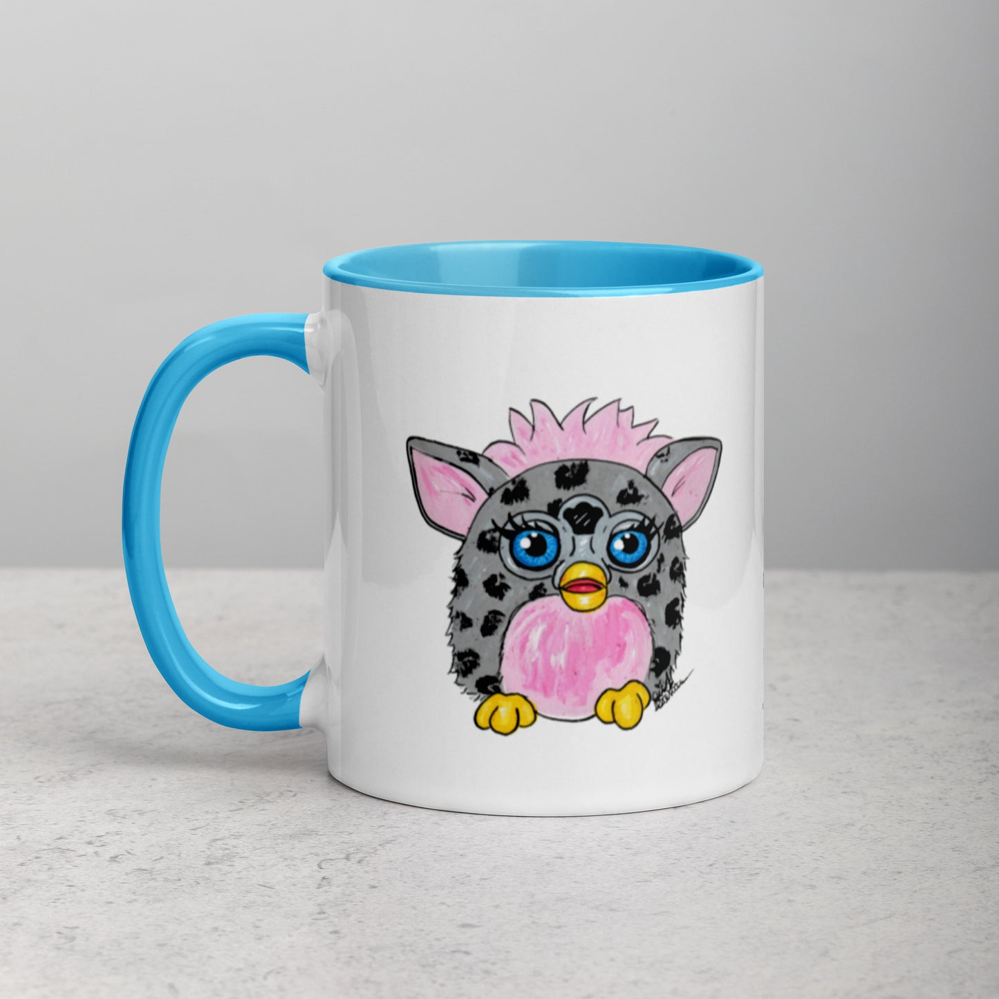 Grey Leopard Furby Mug (11oz)