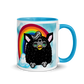 Cute Furby with Rainbow Mug (11oz)