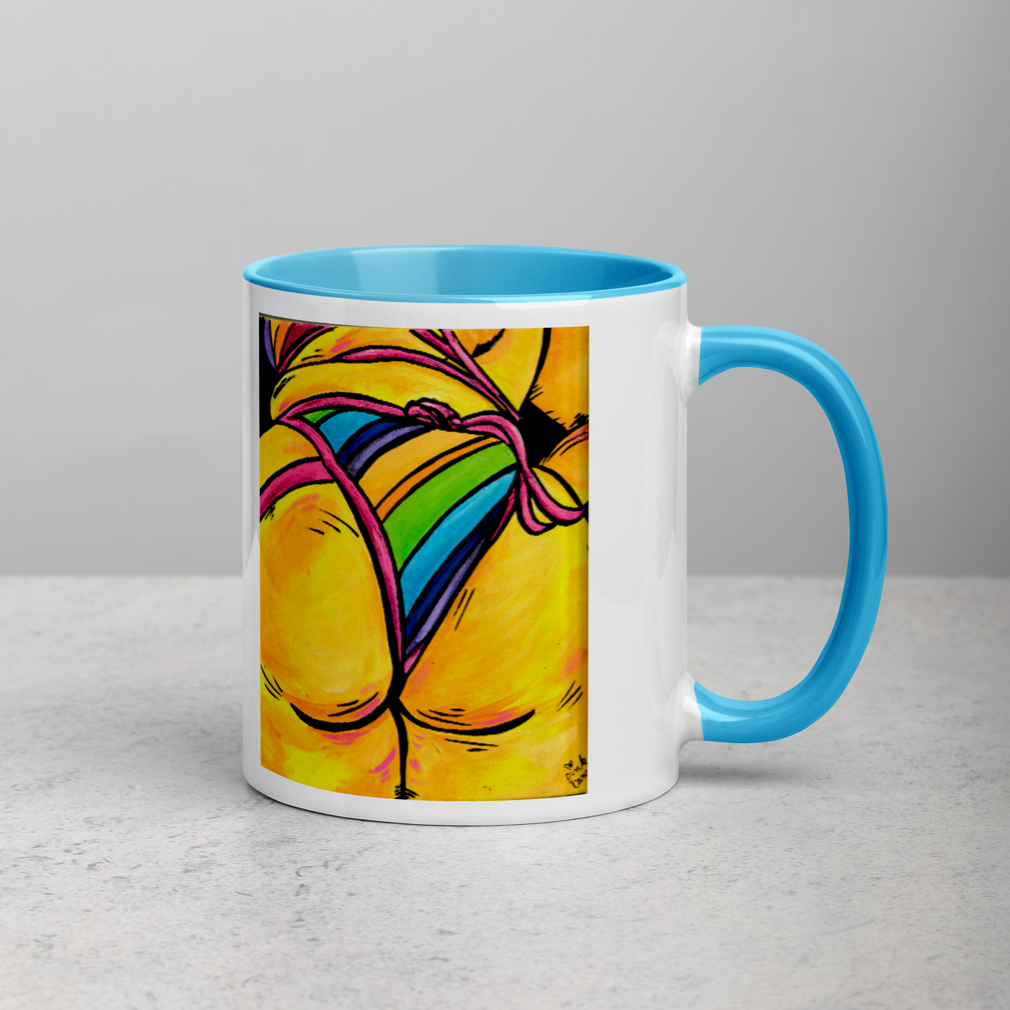 Yellow Booty Mug