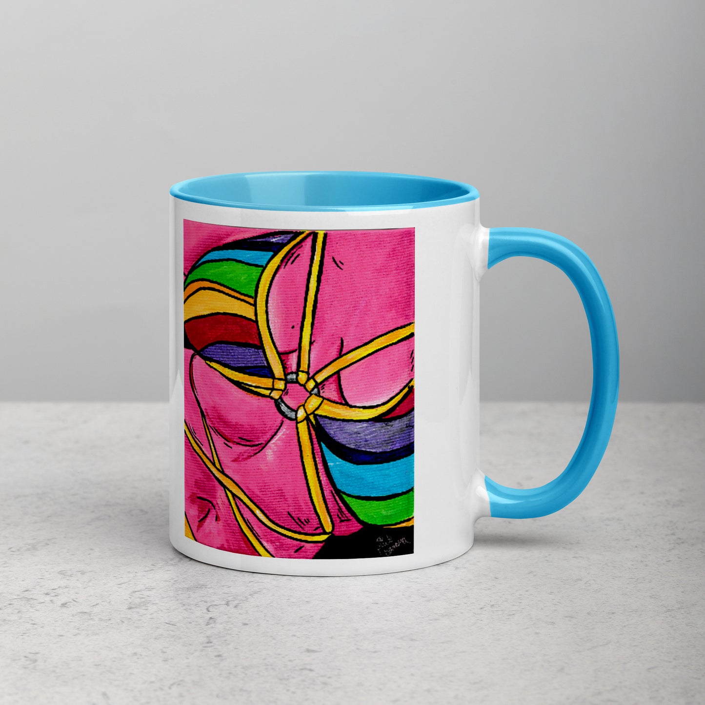 Flaunt It (Yellow Booty/Pink Curves) Mug (11oz)