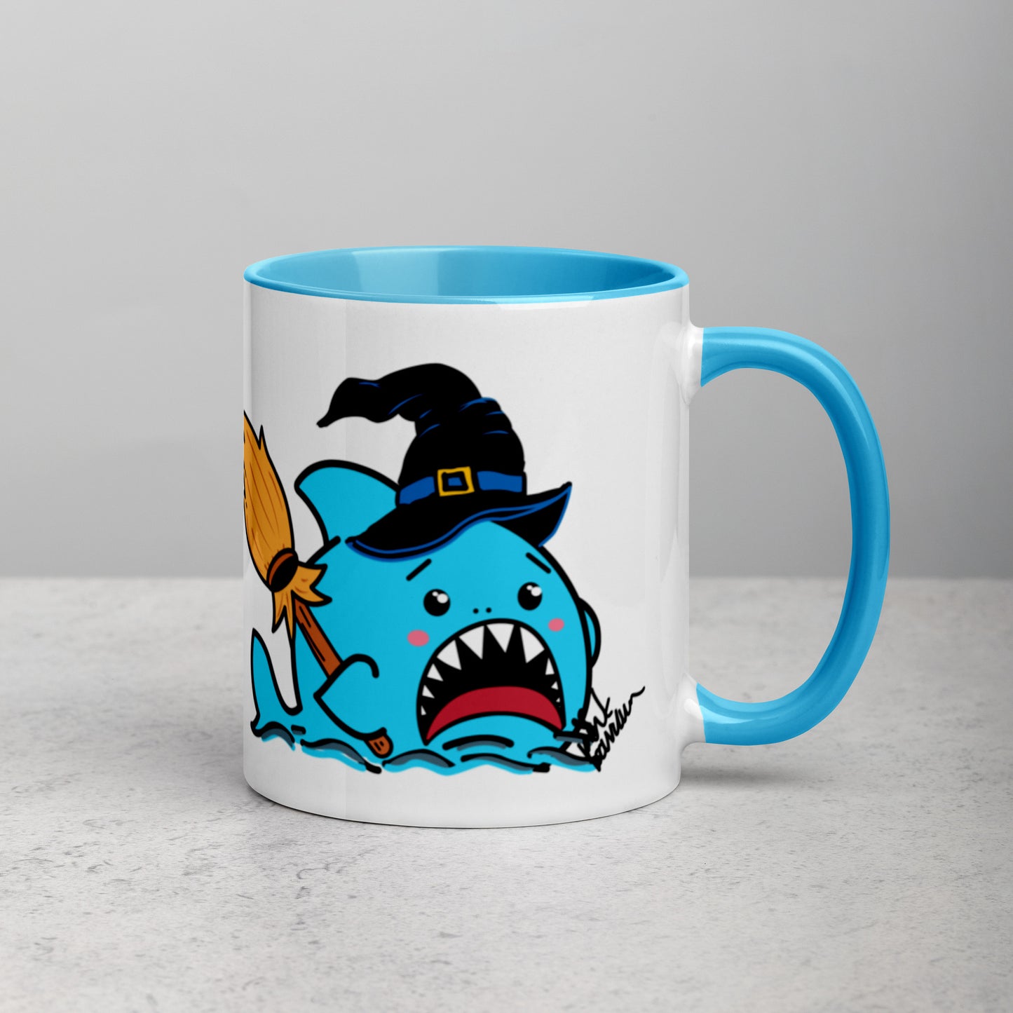 Halloween Sharks Mug- Witch Shark (11oz)