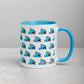 Anxious Shark Allover Mug (11oz)