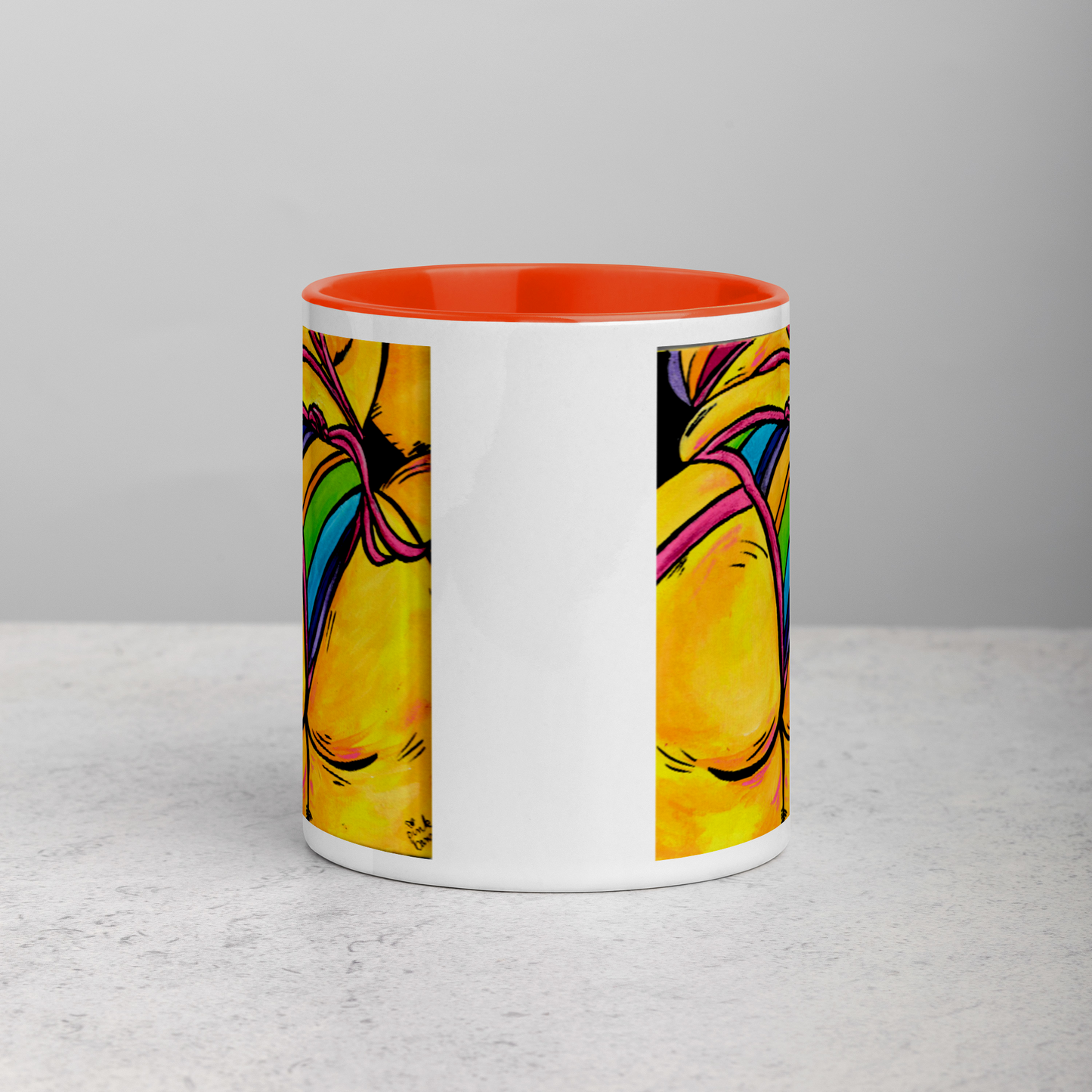 Yellow Booty Mug