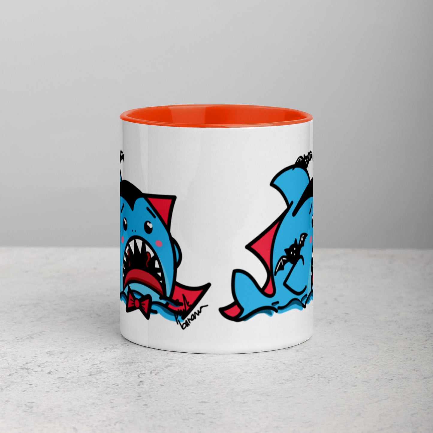 Halloween Sharks Mug- Dracula Shark (11oz)
