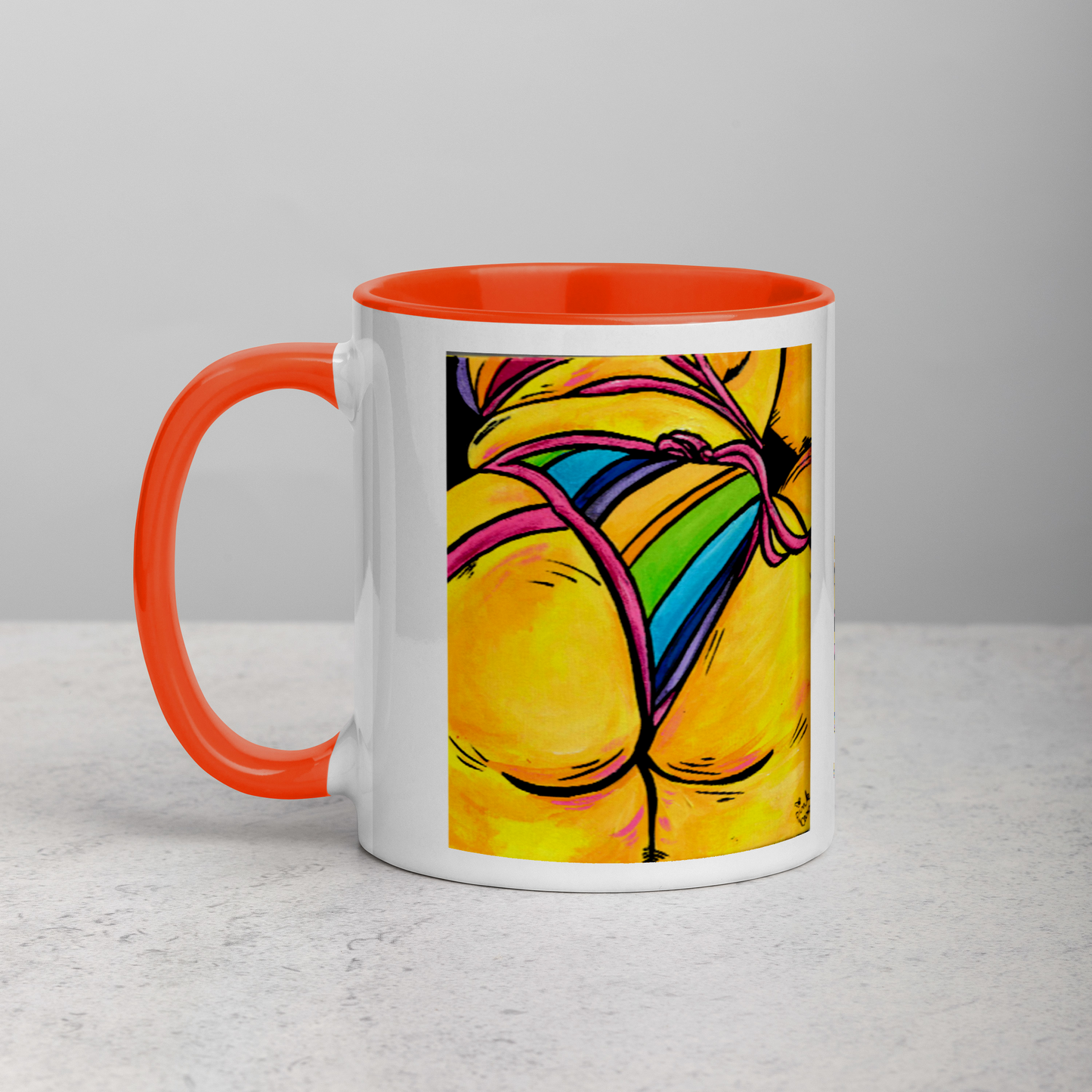 Yellow Booty Mug
