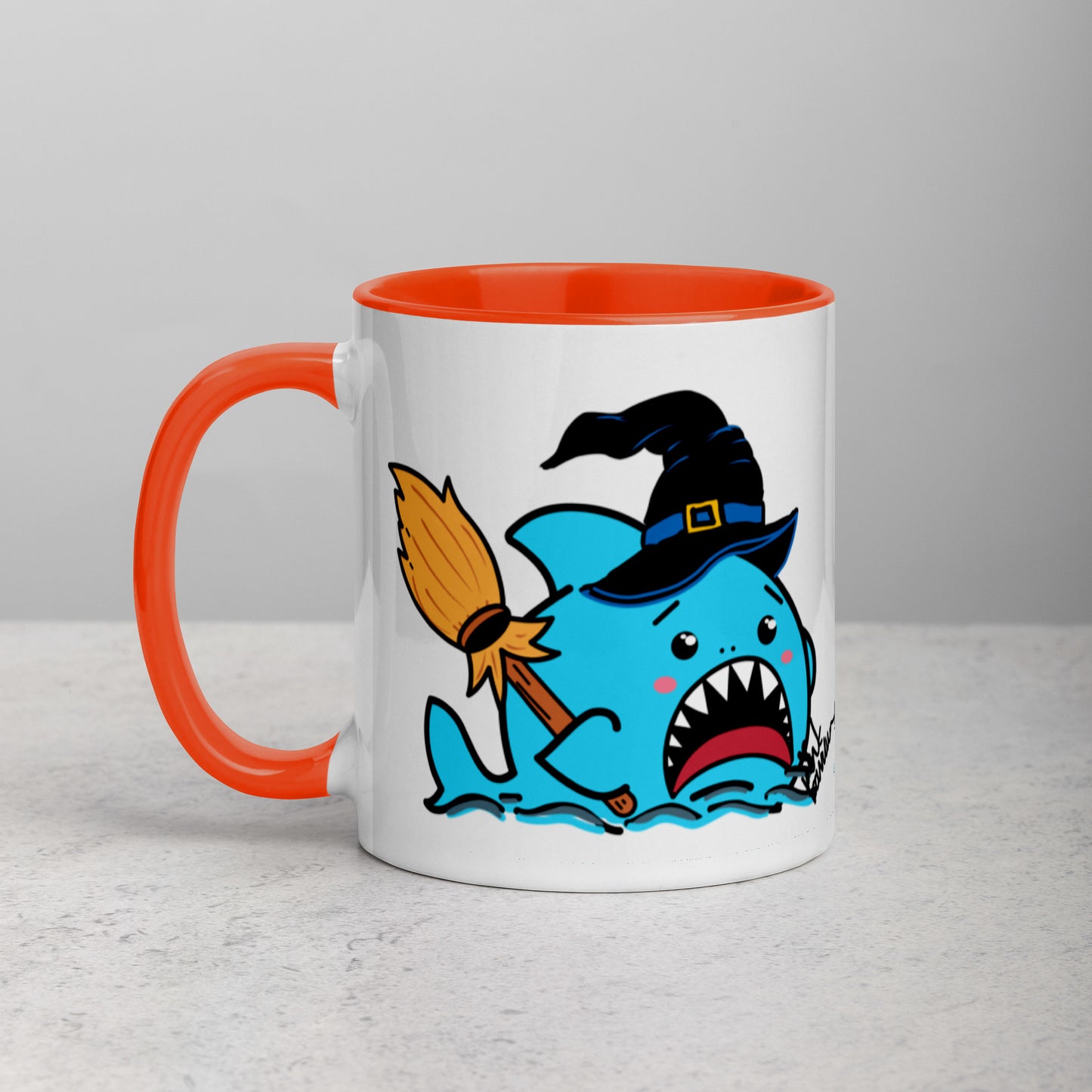 Halloween Sharks Mug- Witch Shark (11oz)