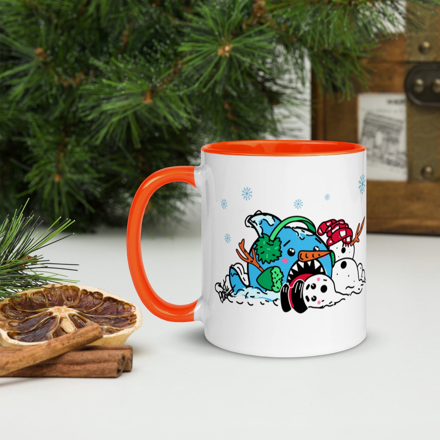 Holiday Sharks Mug- Do you Want to Build a Snowman? (11oz)