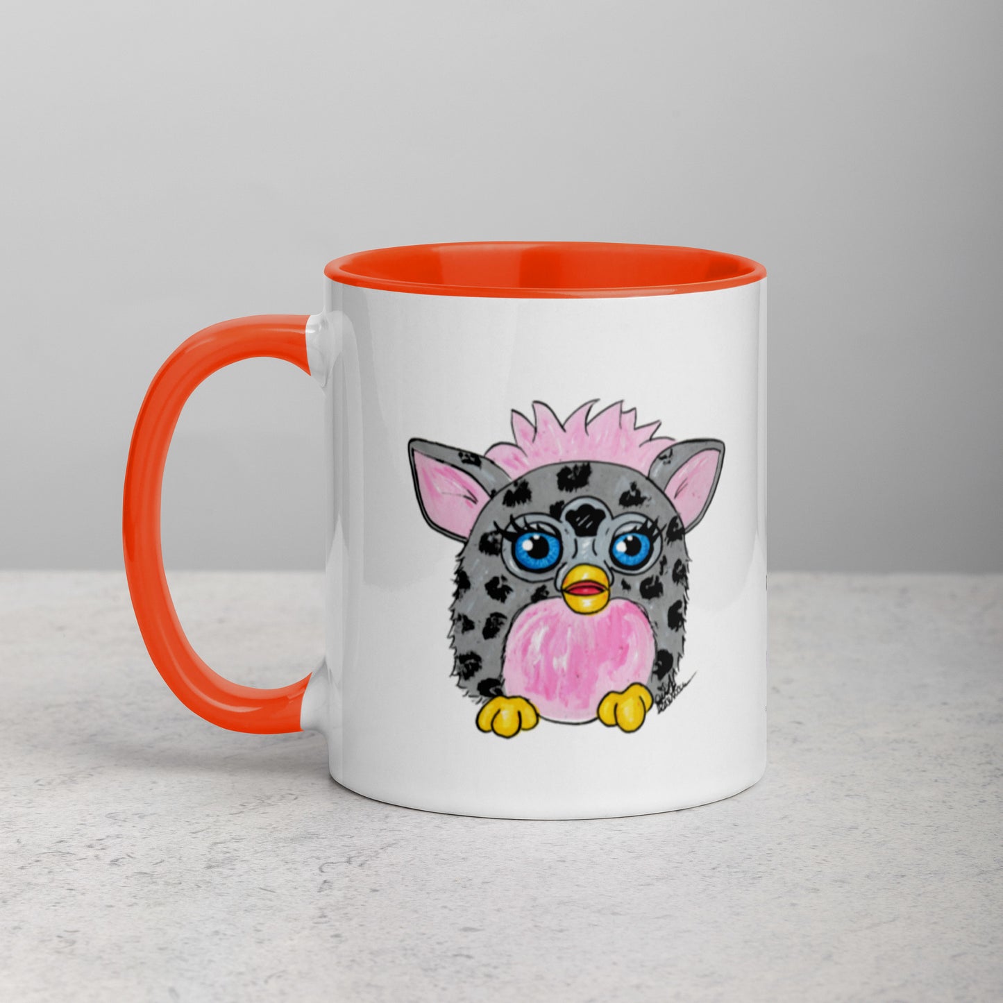 Grey Leopard Furby Mug (11oz)