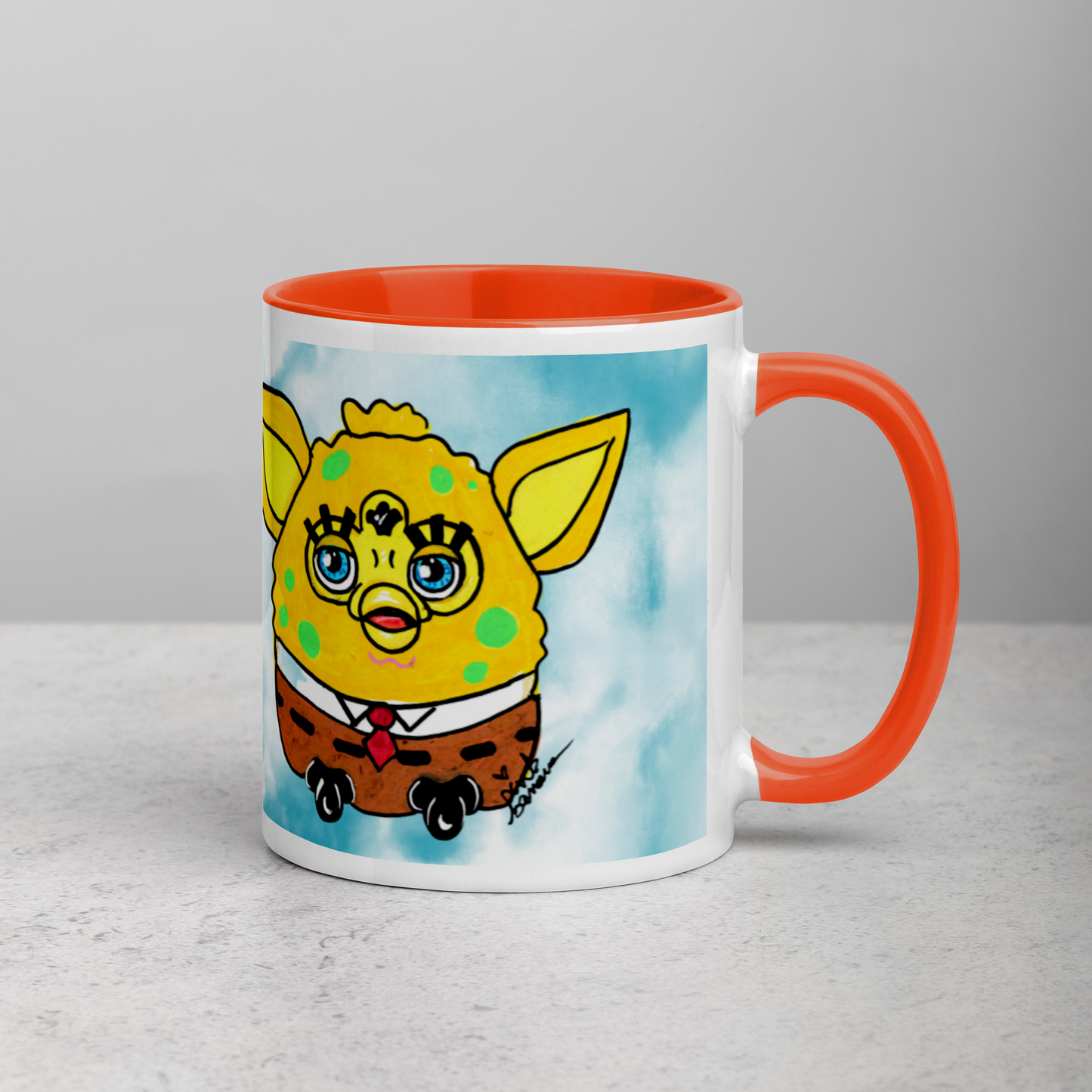 SpongeFURB and Patrick Furby Mug