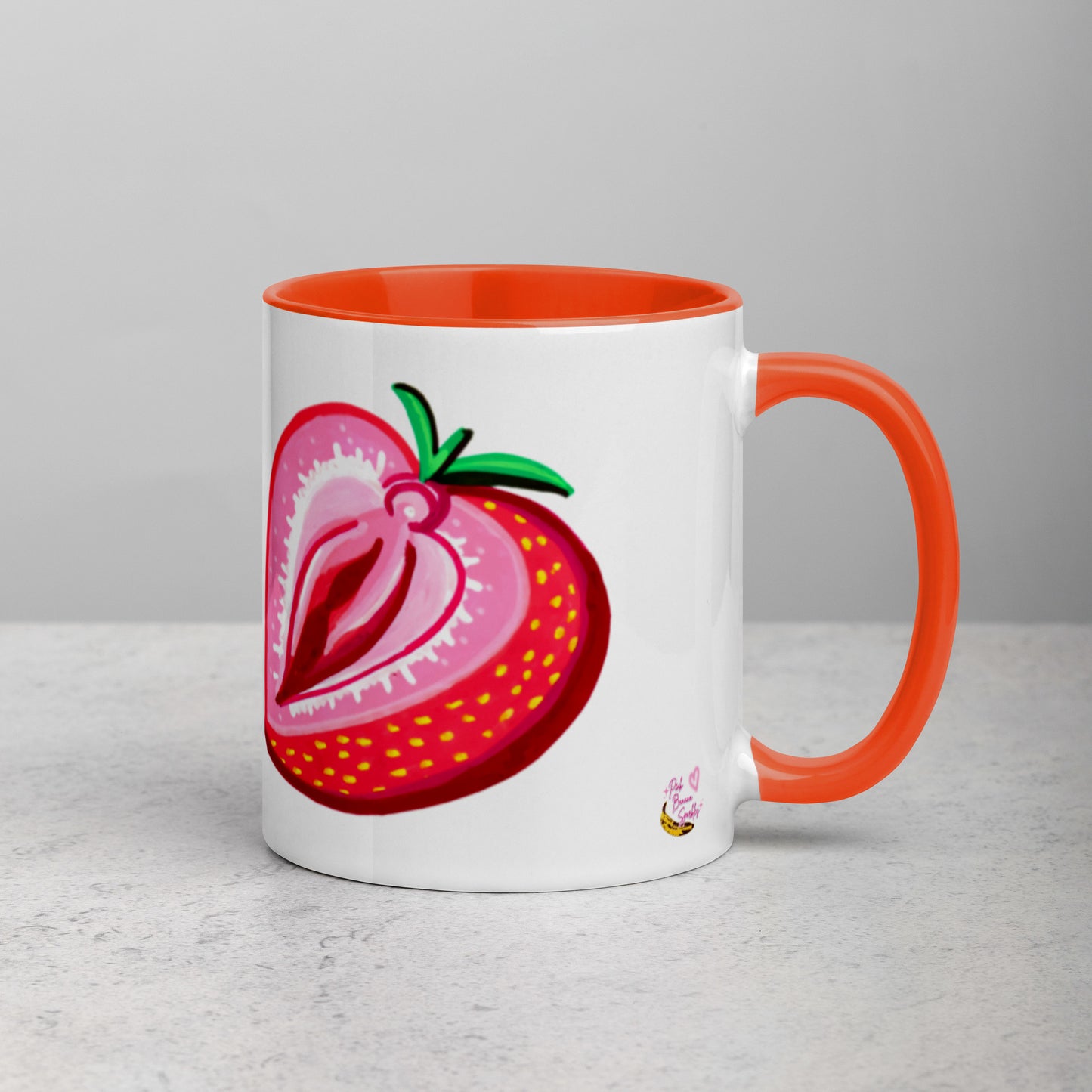 Strawberry Vulva Mug