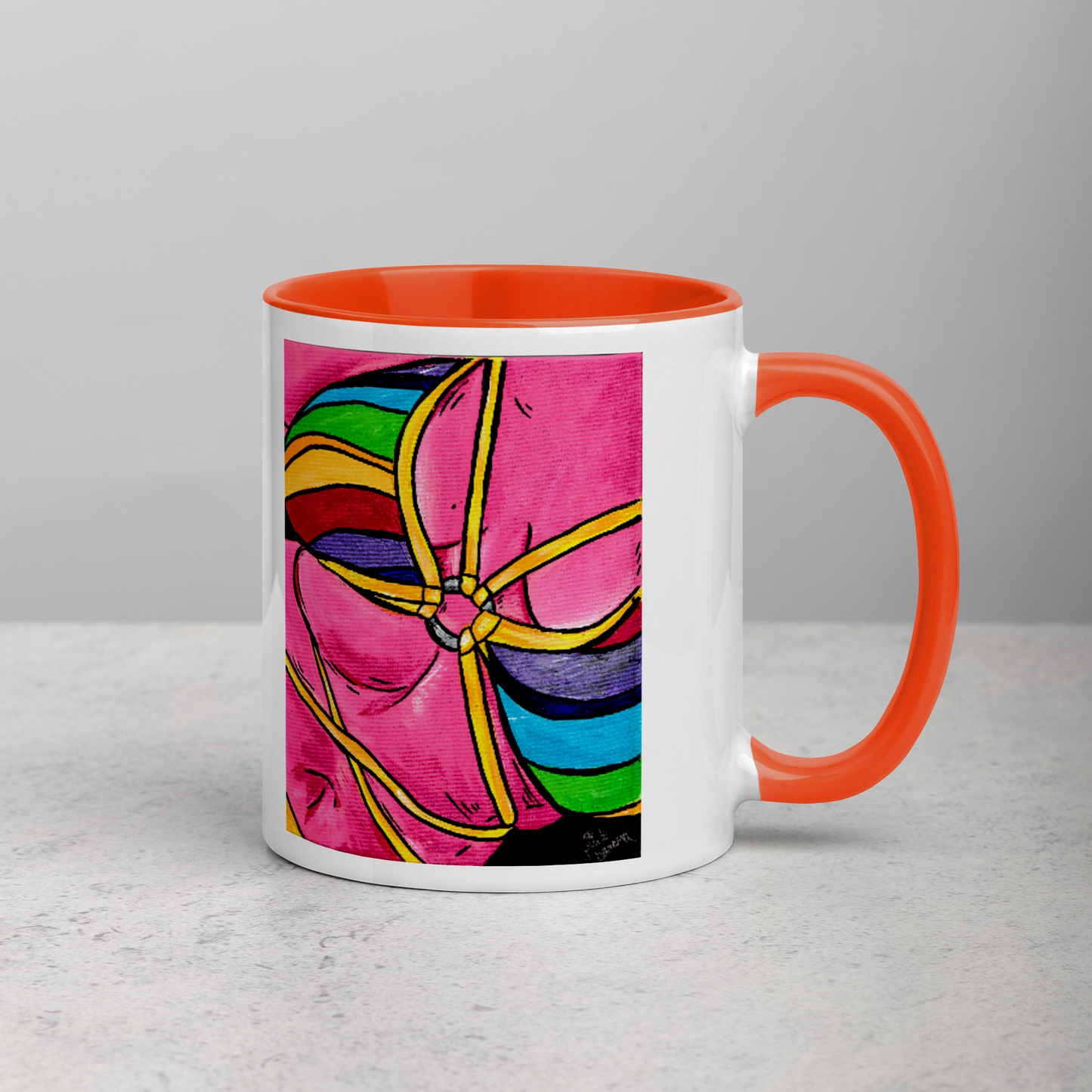 Pink Curves- Mug