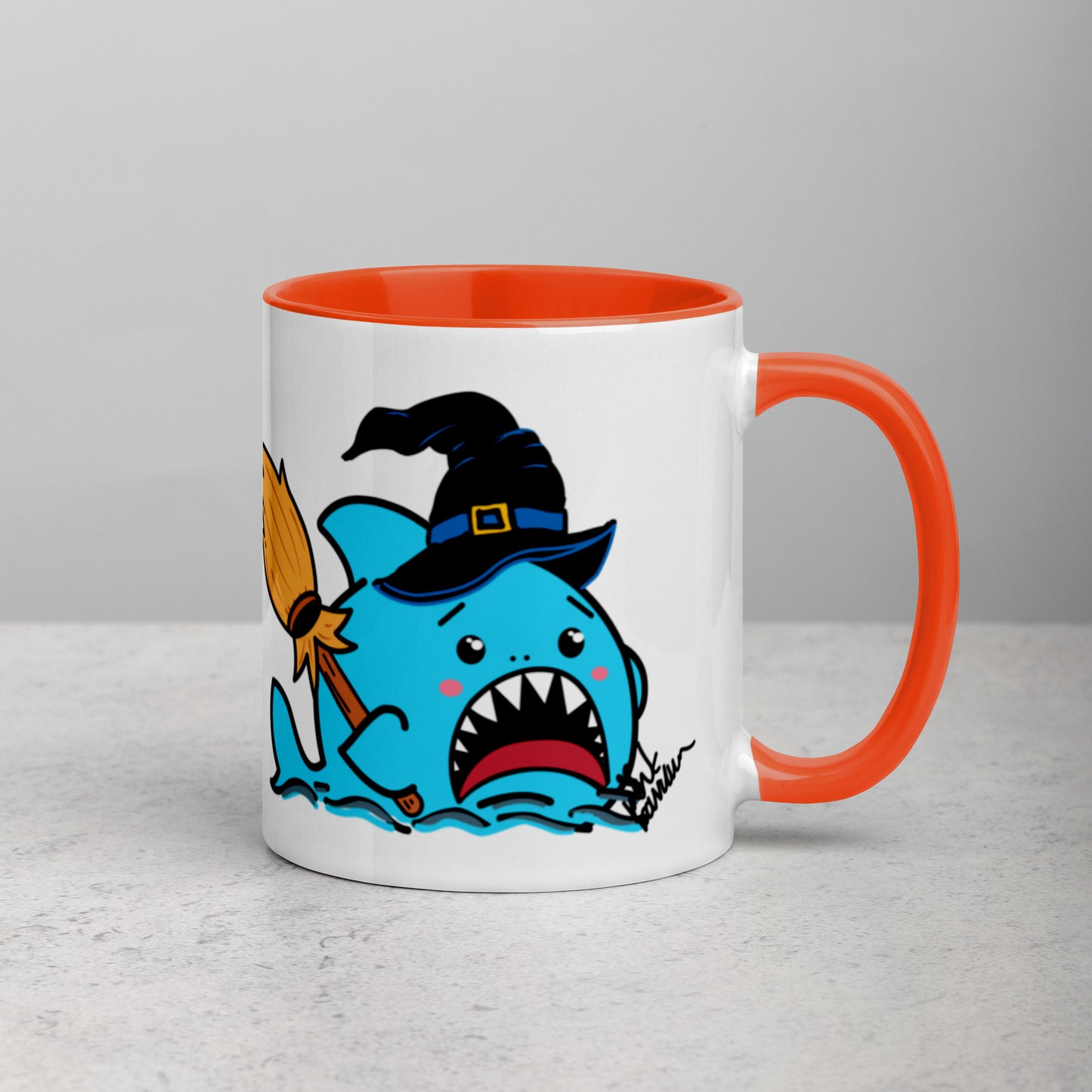 Halloween Sharks Mug- Witch Shark (11oz)